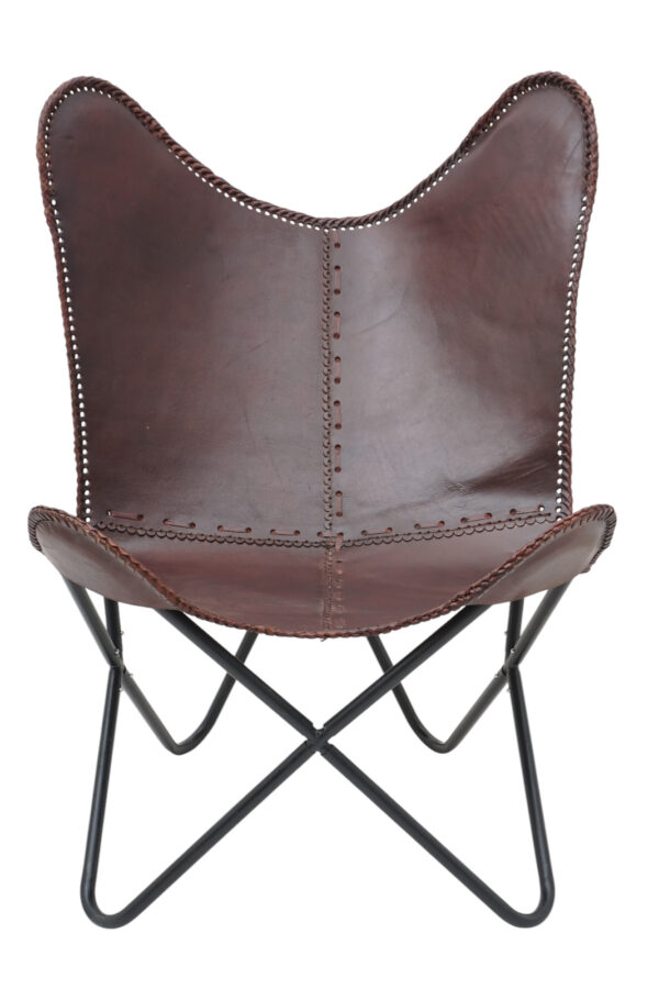 Vintage Braided Butterfly Chair - Image 2