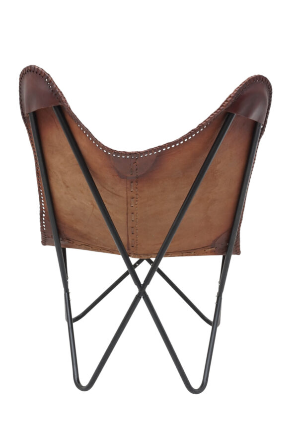 Vintage Braided Butterfly Chair - Image 4