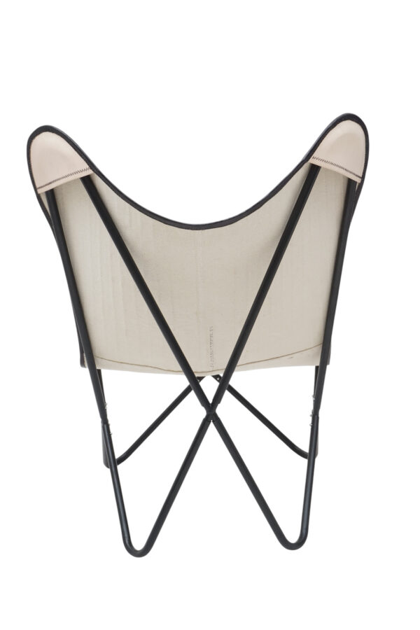 Monochrome Stripes Butterfly Chair - Image 3