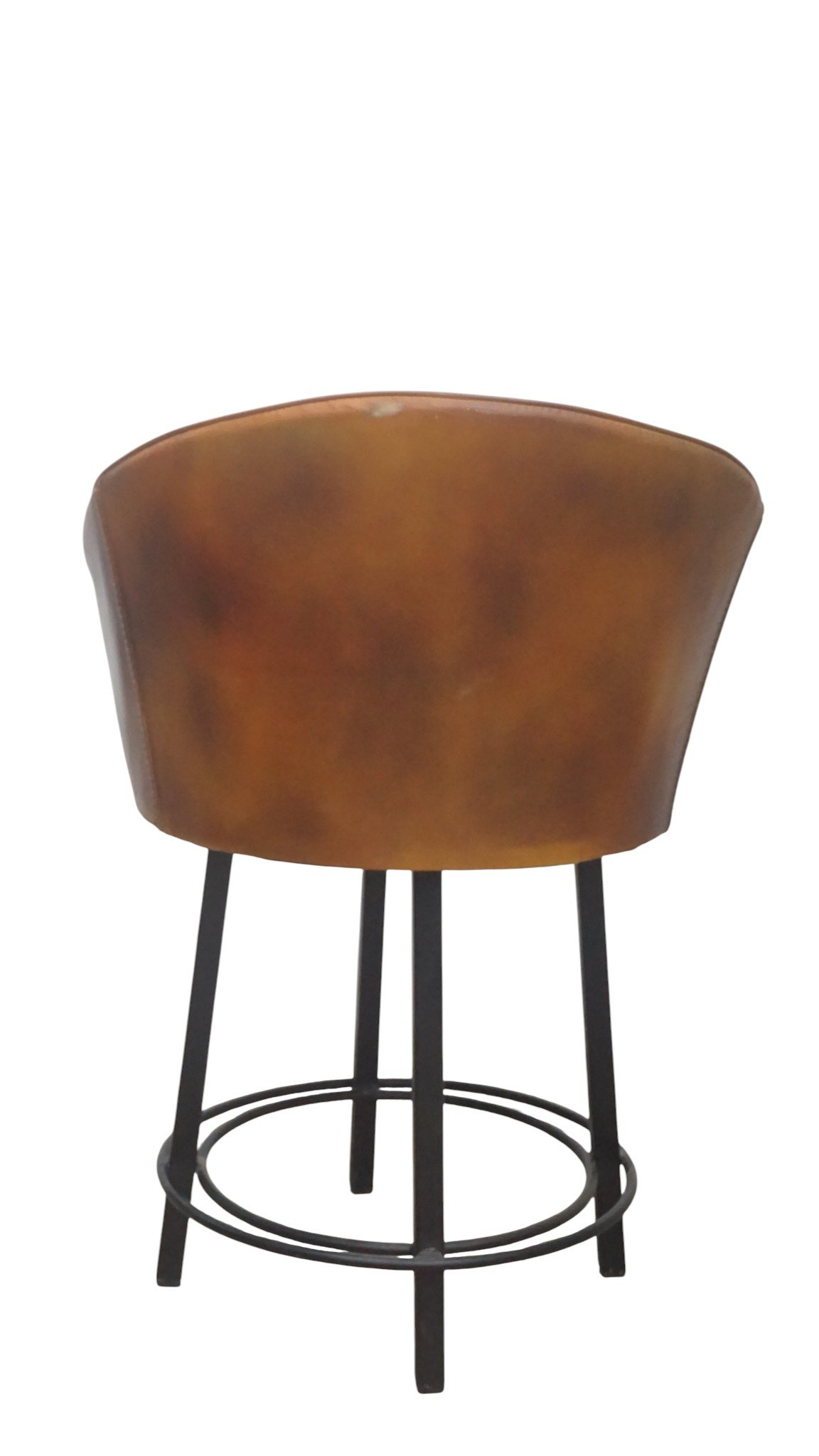 Tufted Leather Dining Chair - Image 3