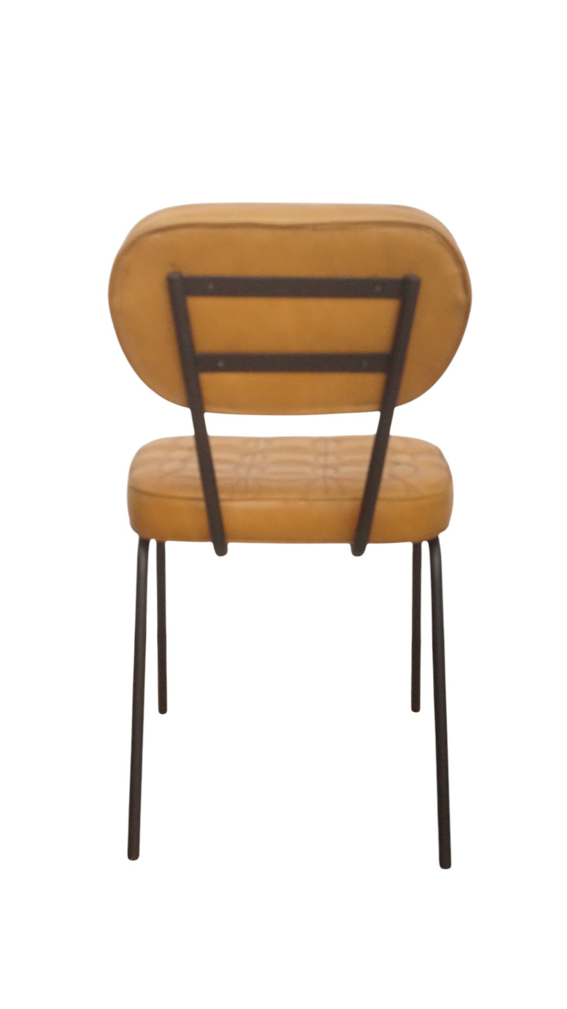 Floral Quilted Leather Dining Chair - Image 3