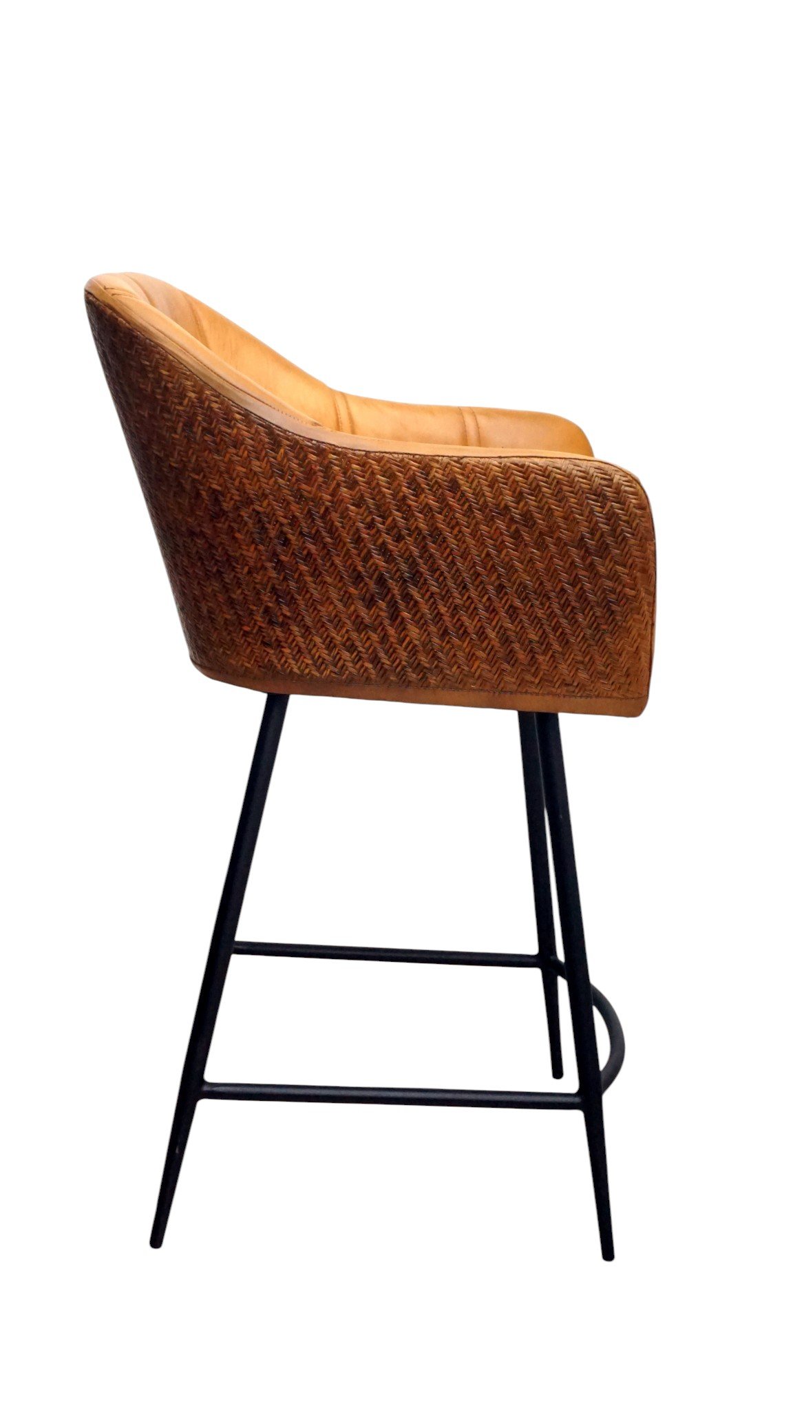 Mools Handicrafts Chesterfield Leather Bar Chair - Image 5