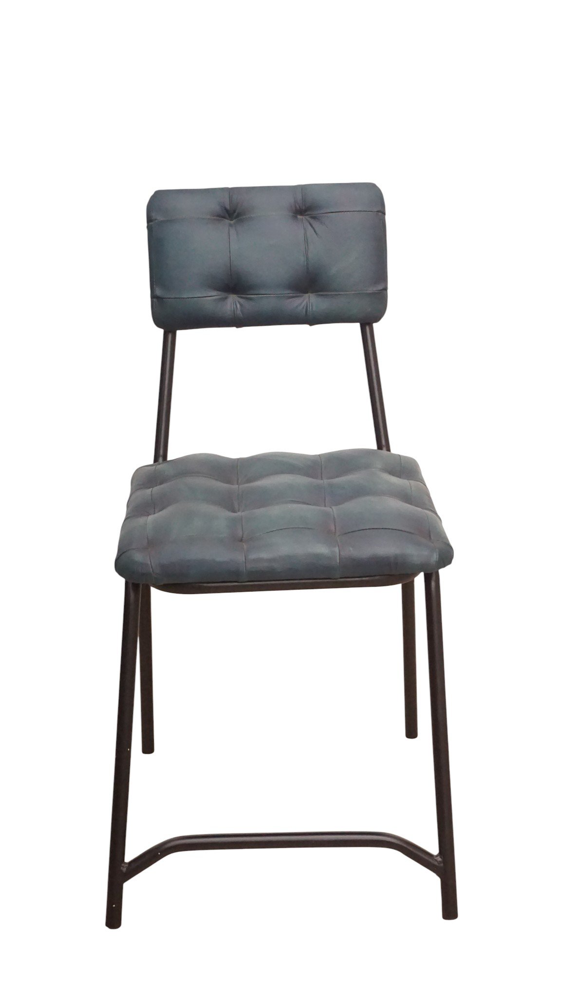 Hudson Tufted Leather Dining Chair - Image 2