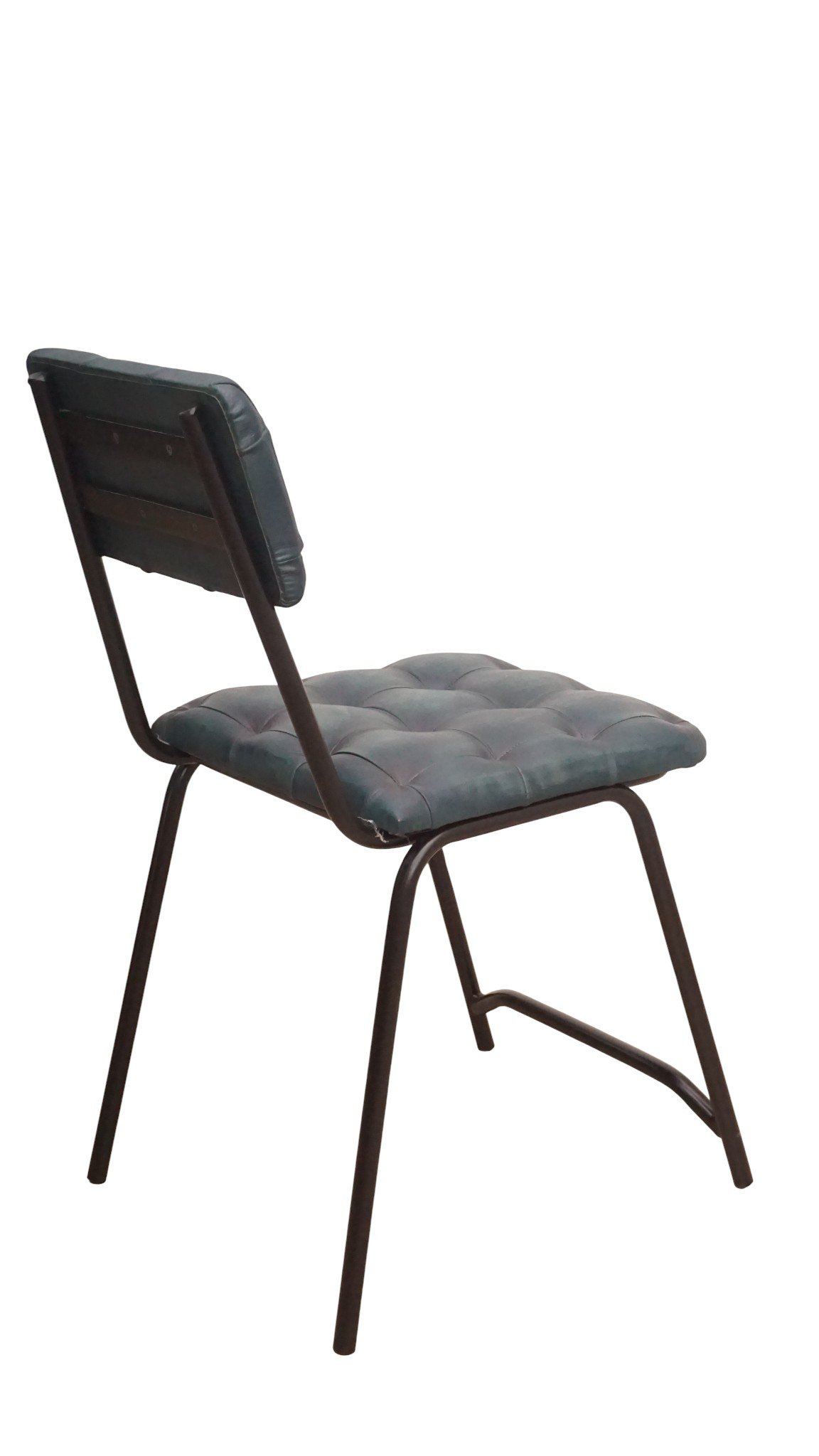 Hudson Tufted Leather Dining Chair - Image 4