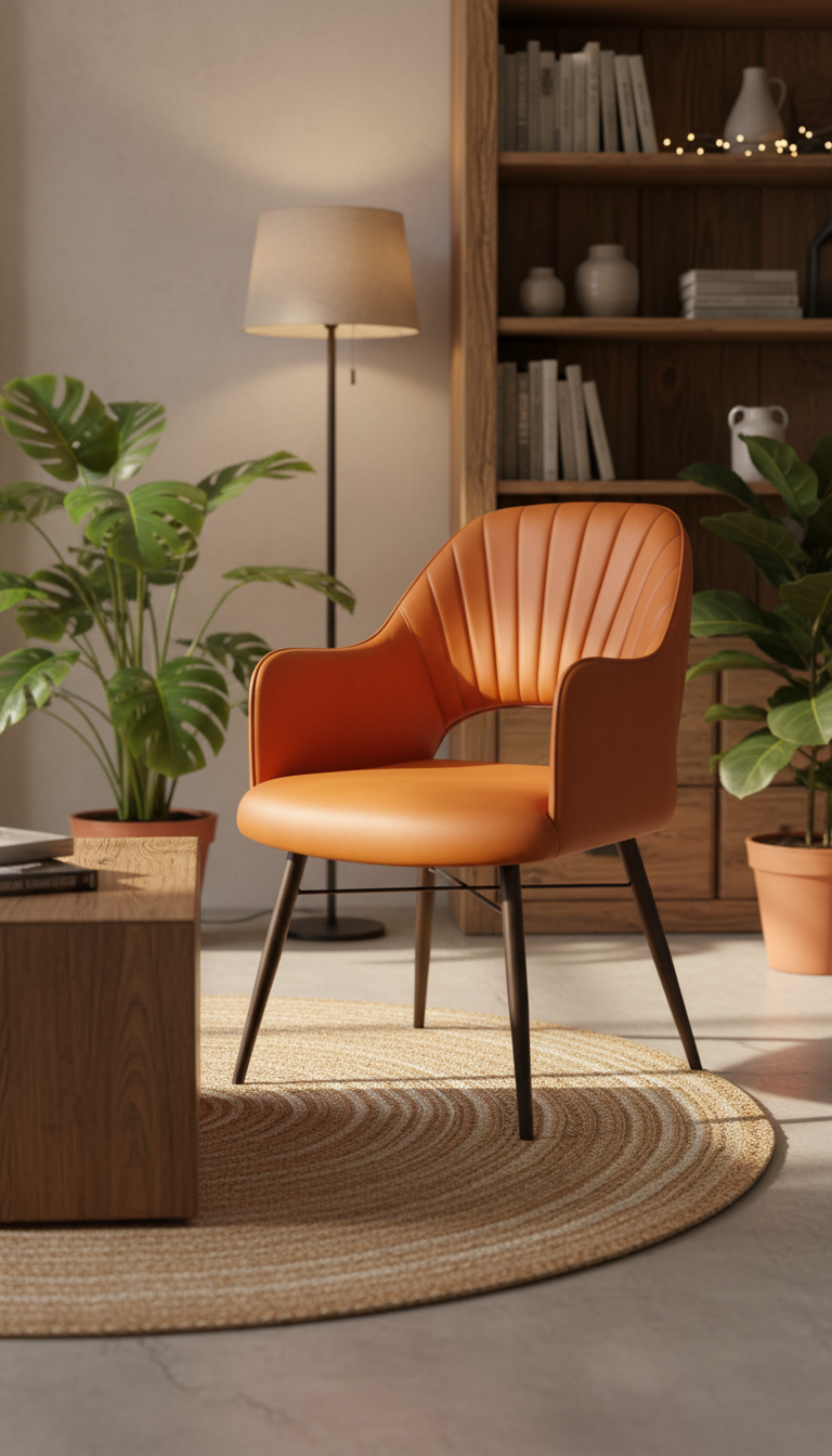 Valencia Leather Accent Armchair