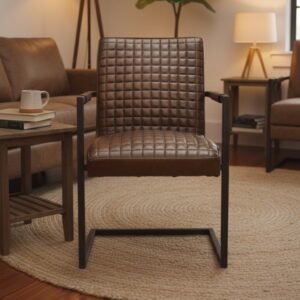 Bristol Quilted Leather Armchair
