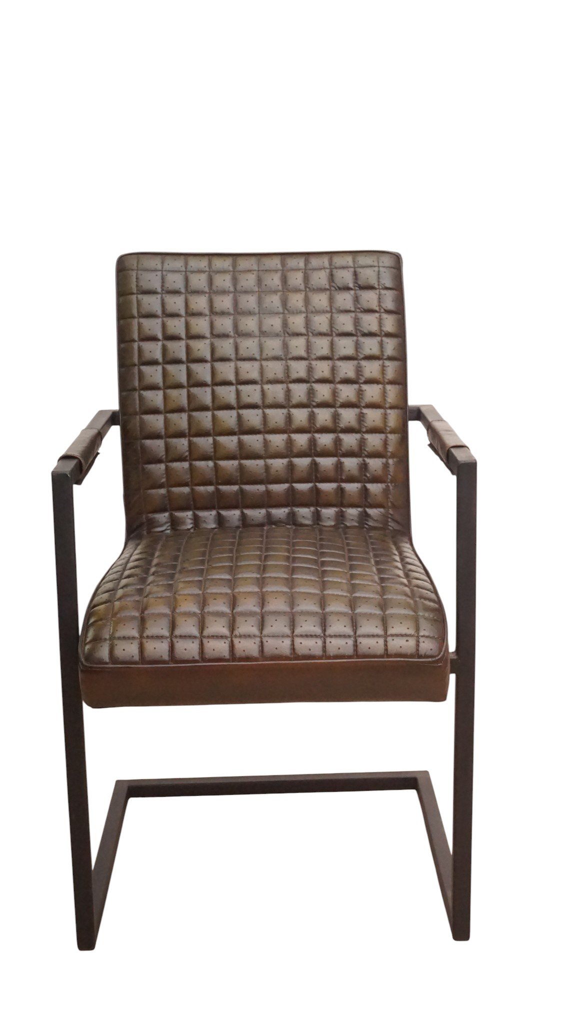Bristol Quilted Leather Armchair - Image 2