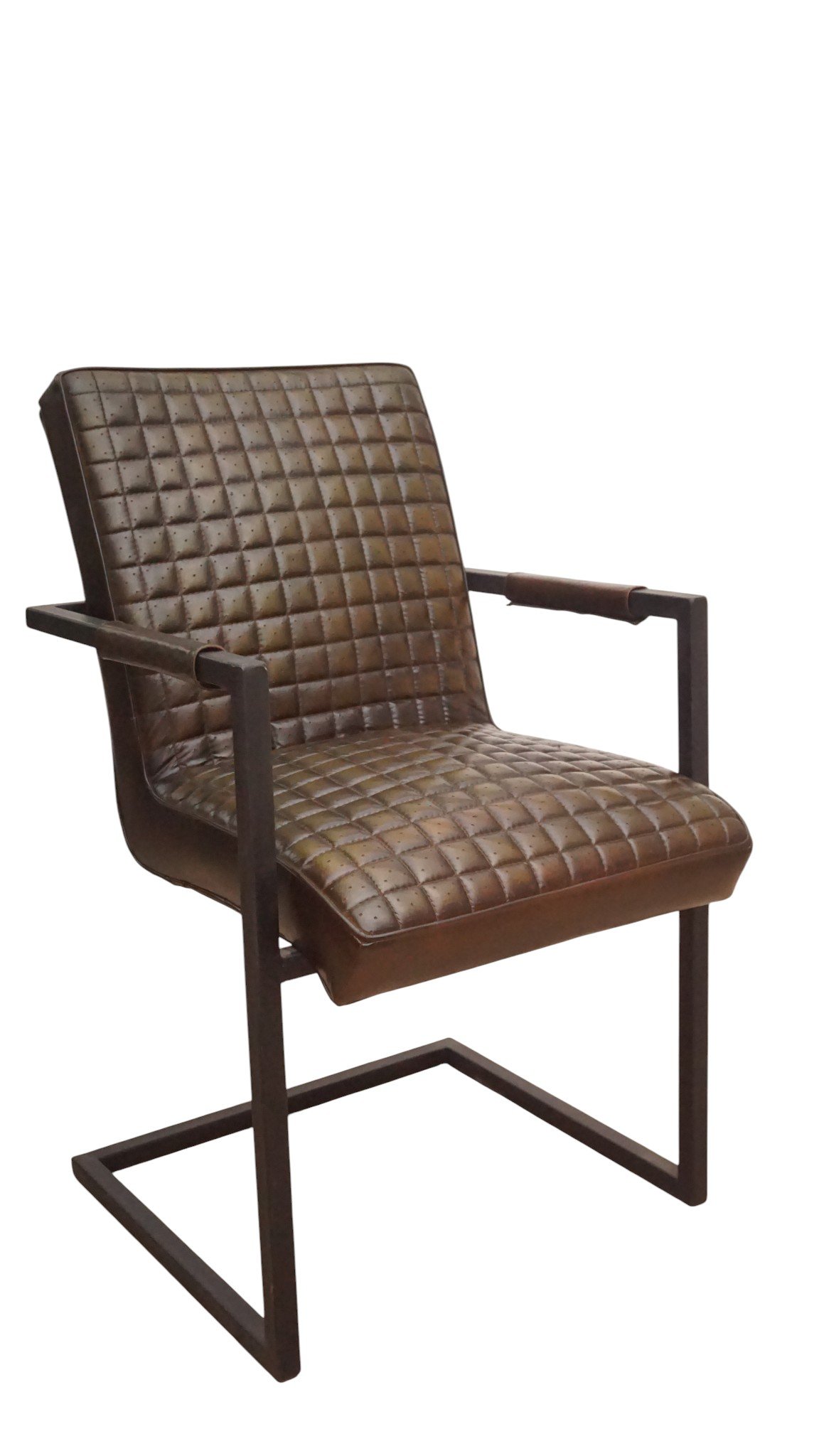 Bristol Quilted Leather Armchair - Image 6