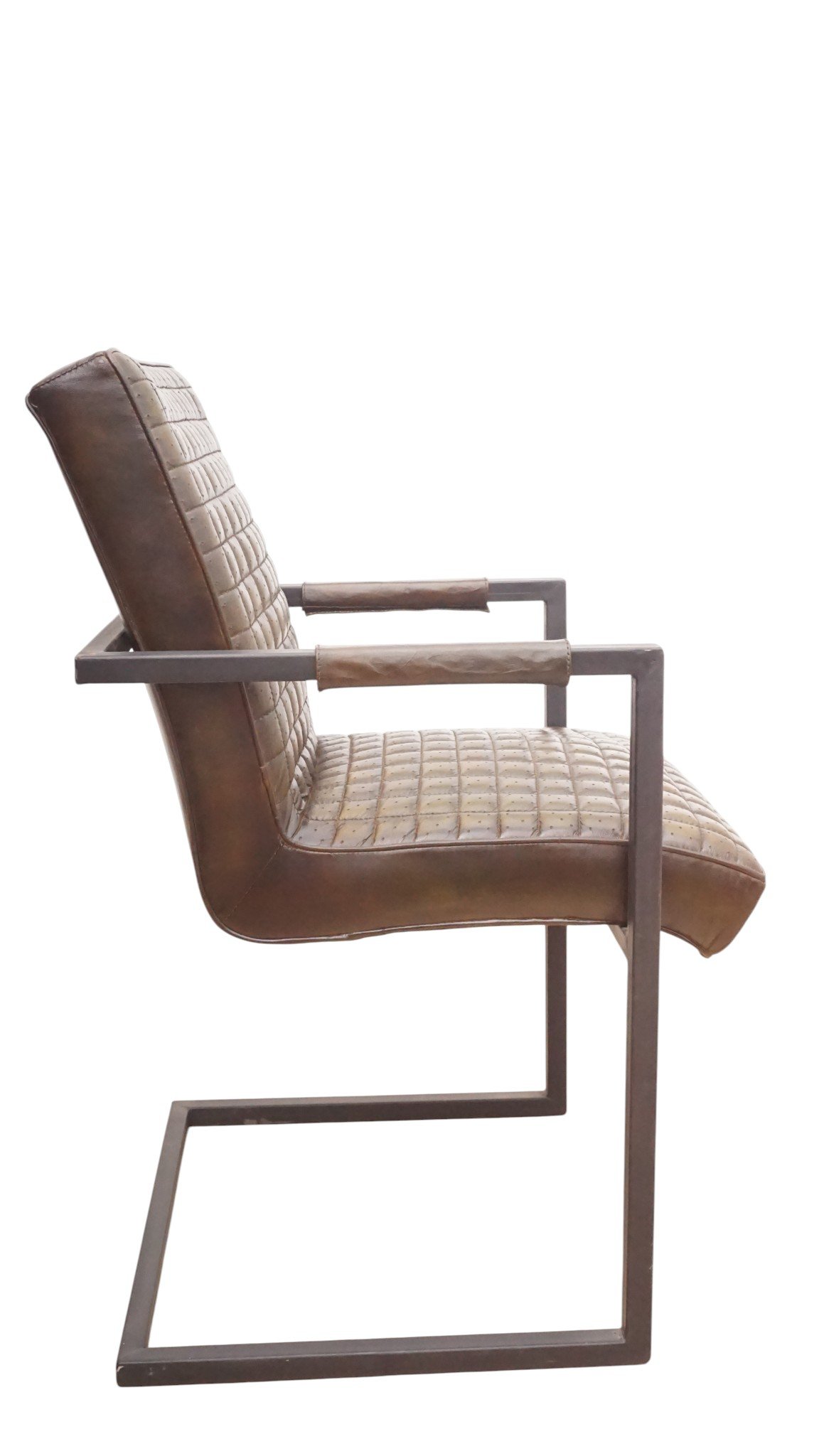 Bristol Quilted Leather Armchair - Image 5