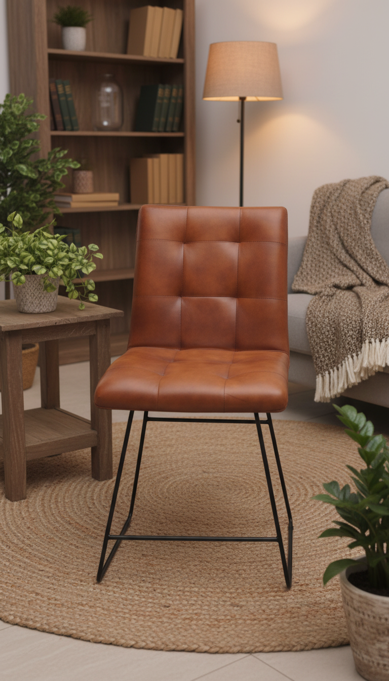 Metro Leather Dining Chair