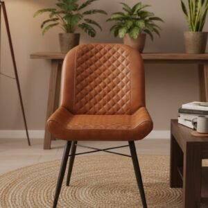 Windsor Quilted Leather Dining Chair