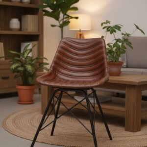 Aspen Contour Leather Dining Chair