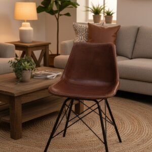 Artisan Shell Leather Dining Chair