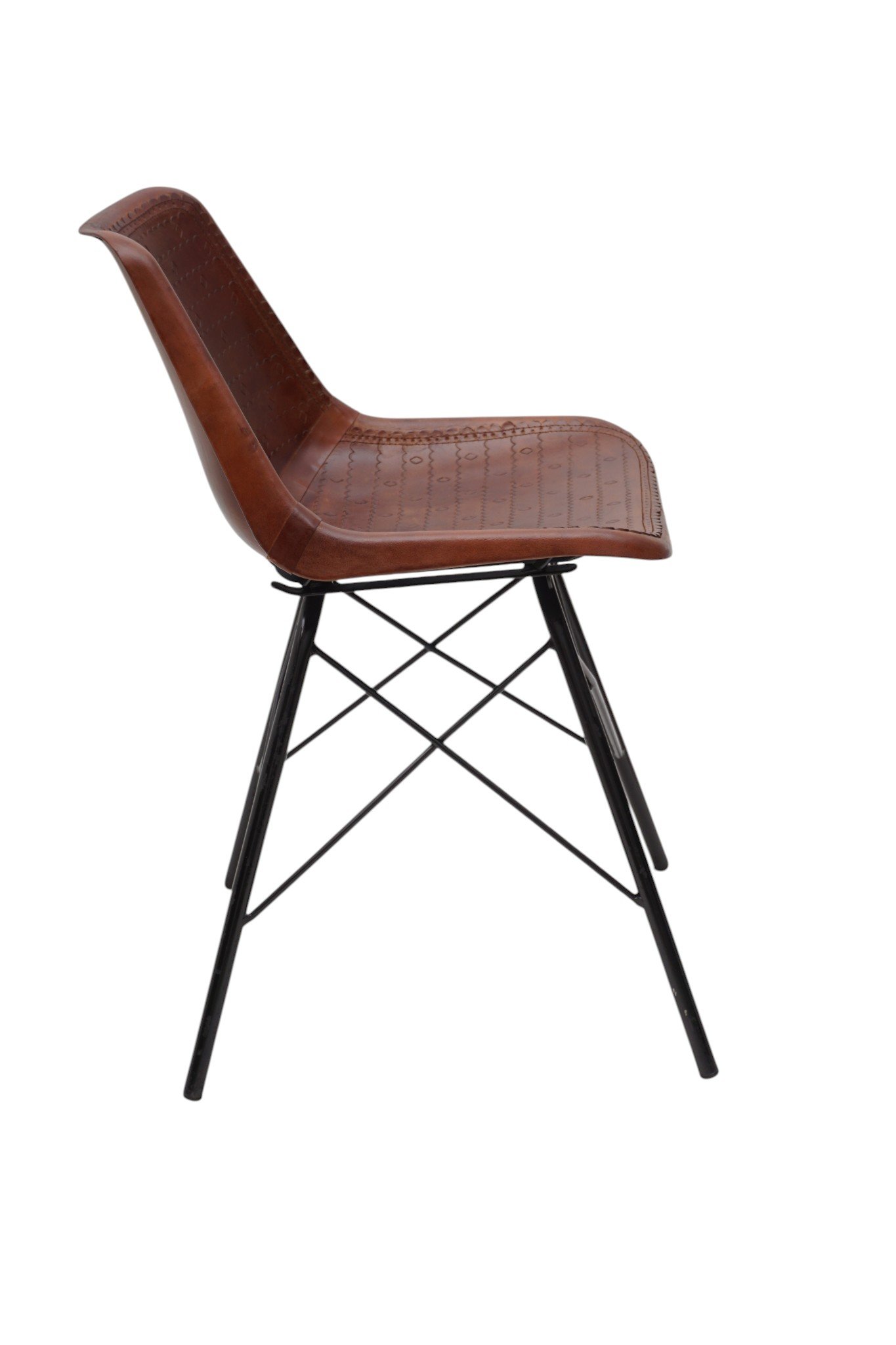 Aspen Contour Leather Dining Chair - Image 6