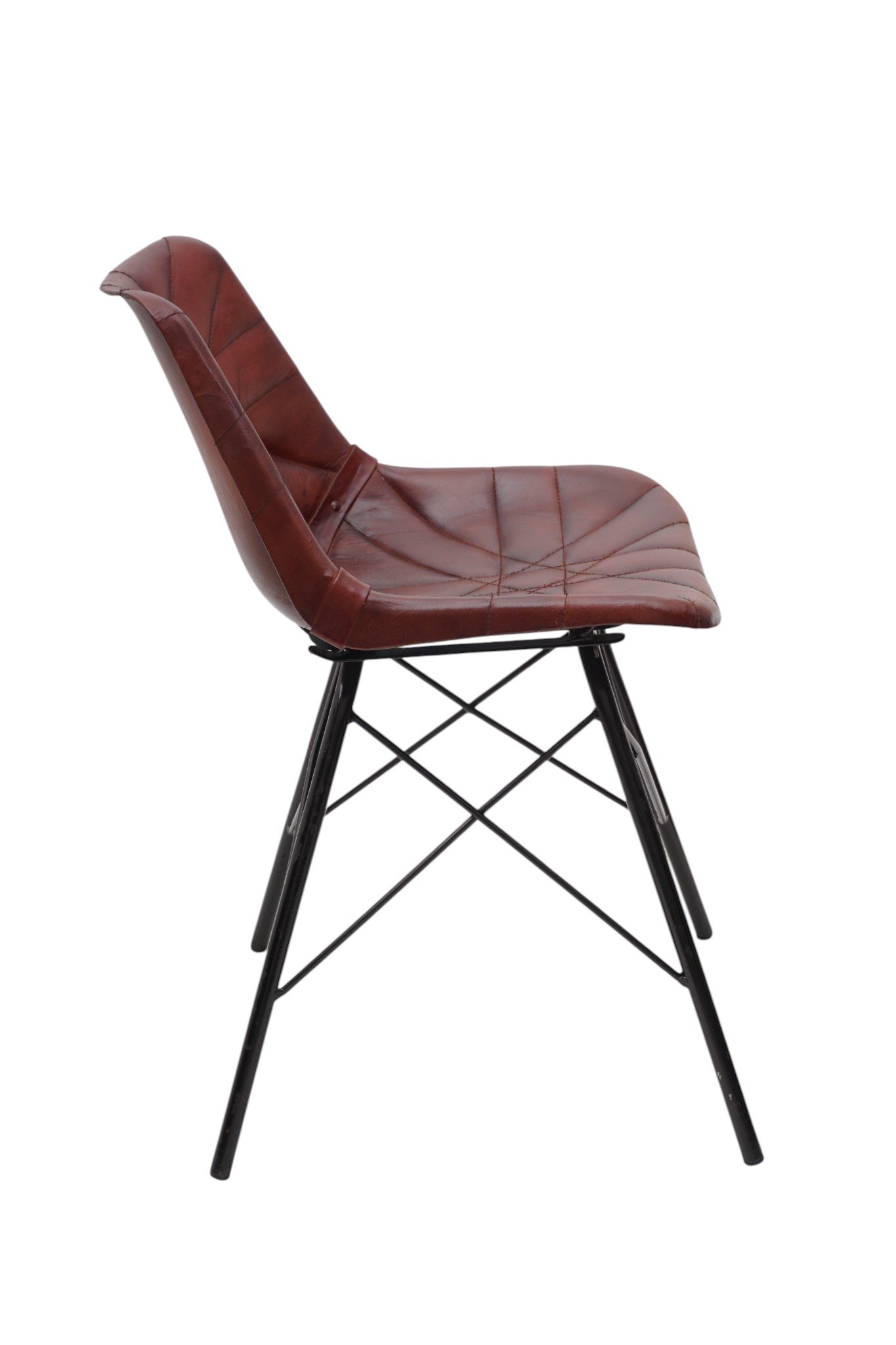 Orion Star Quilted Leather Dining Chair - Image 5