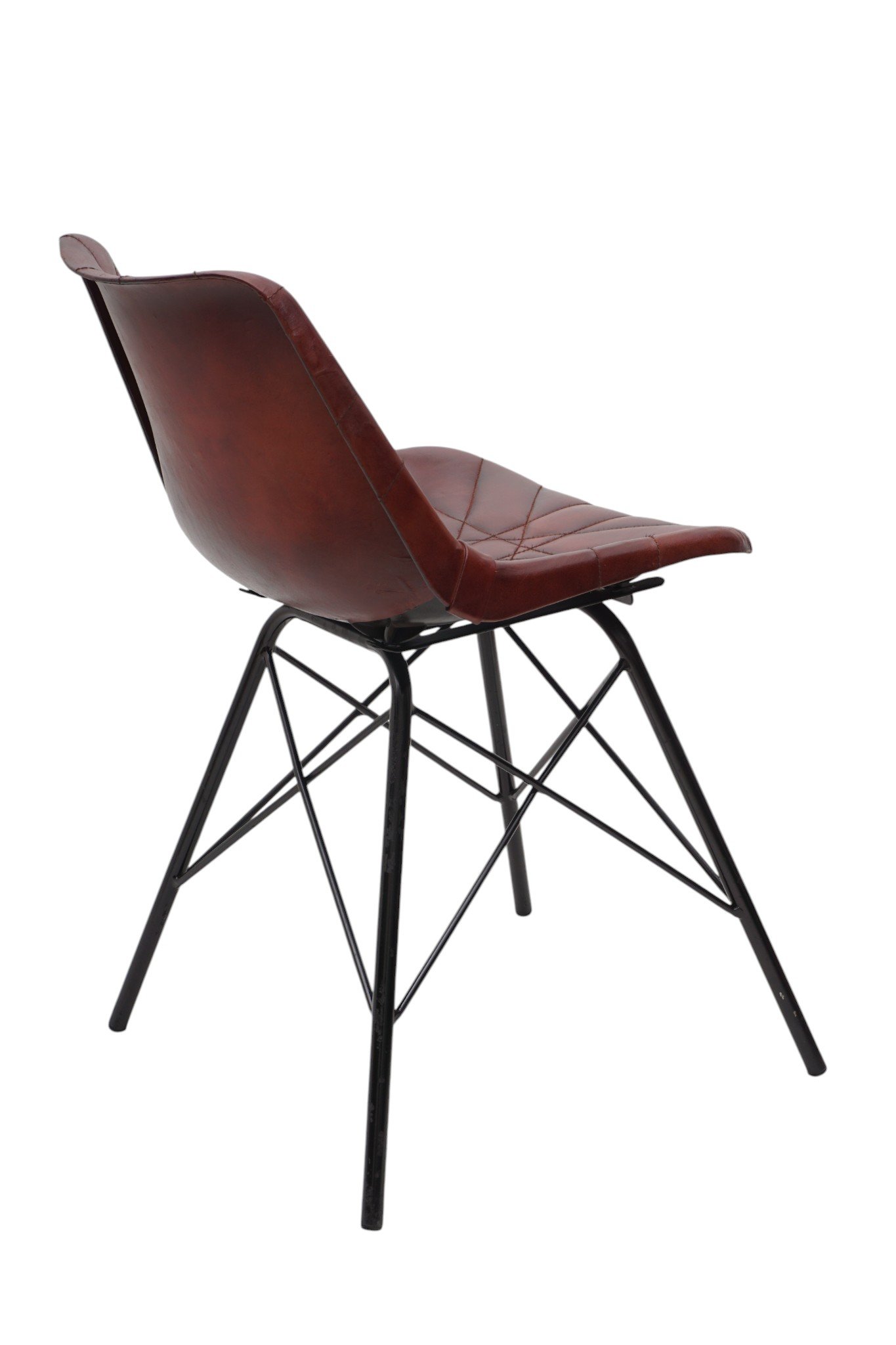 Orion Star Quilted Leather Dining Chair - Image 4