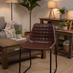 Chester Leather Cantilever Dining Chair