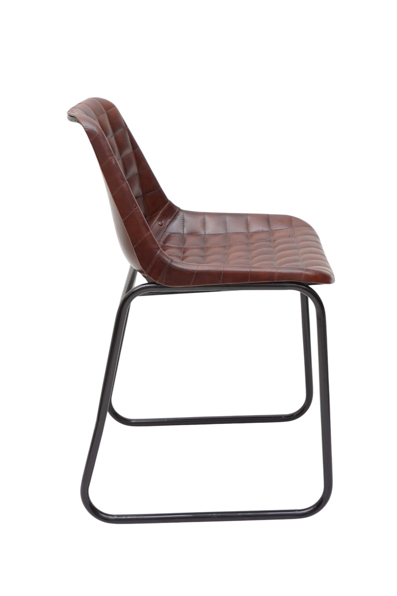 Chester Leather Cantilever Dining Chair - Image 5
