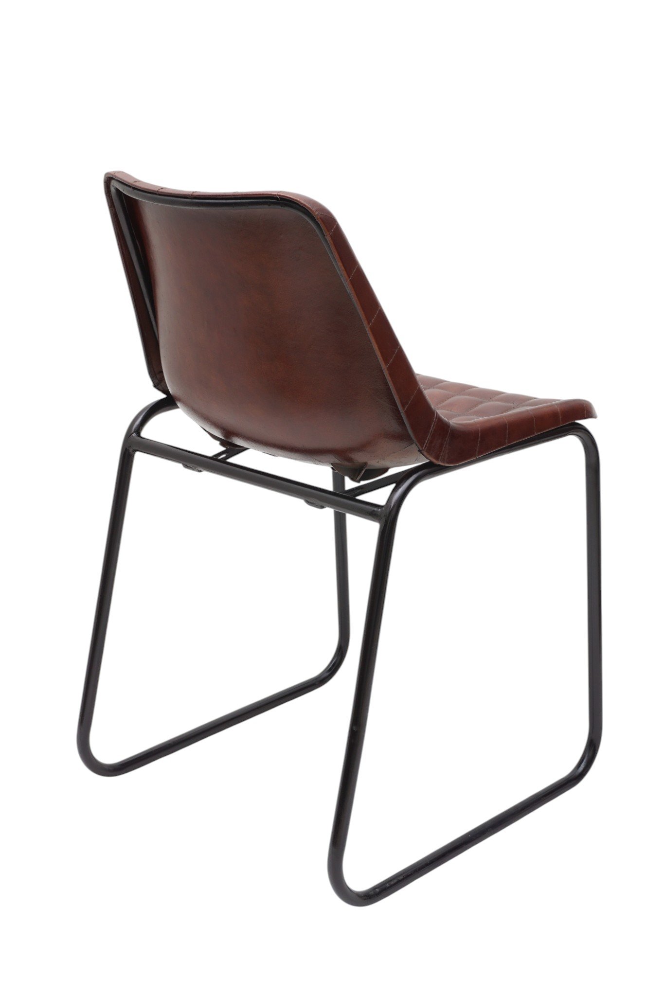 Chester Leather Cantilever Dining Chair - Image 4