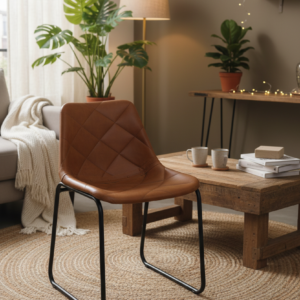 Nova Leather Cantilever Dining Chair