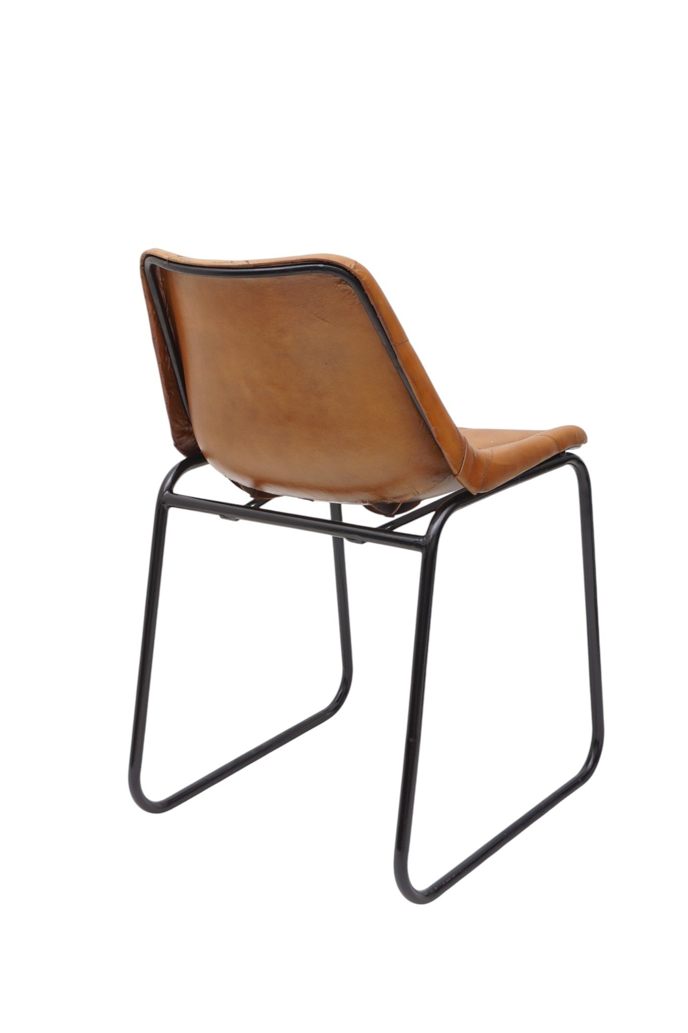 Nova Leather Cantilever Dining Chair - Image 4