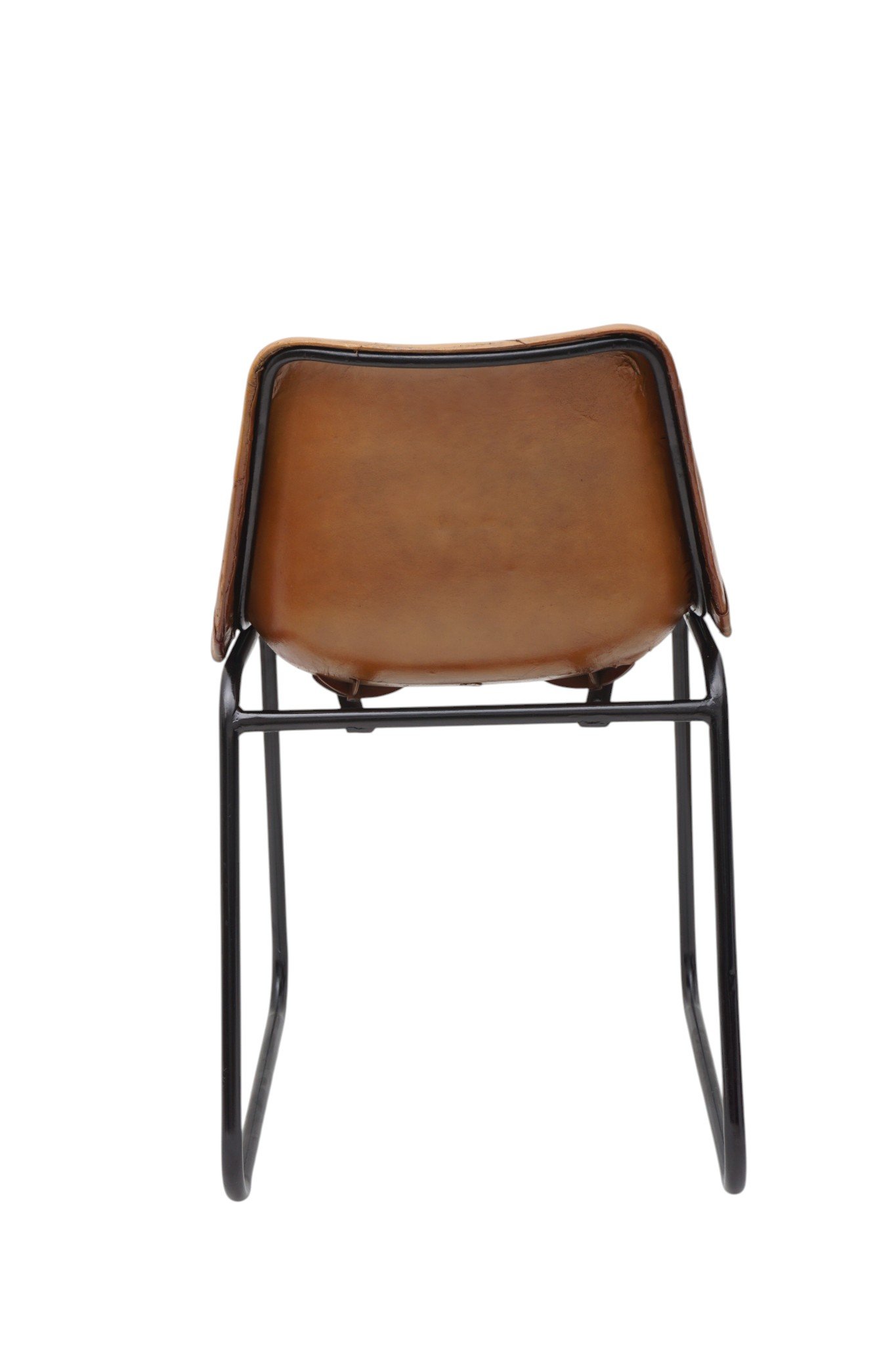 Nova Leather Cantilever Dining Chair - Image 3