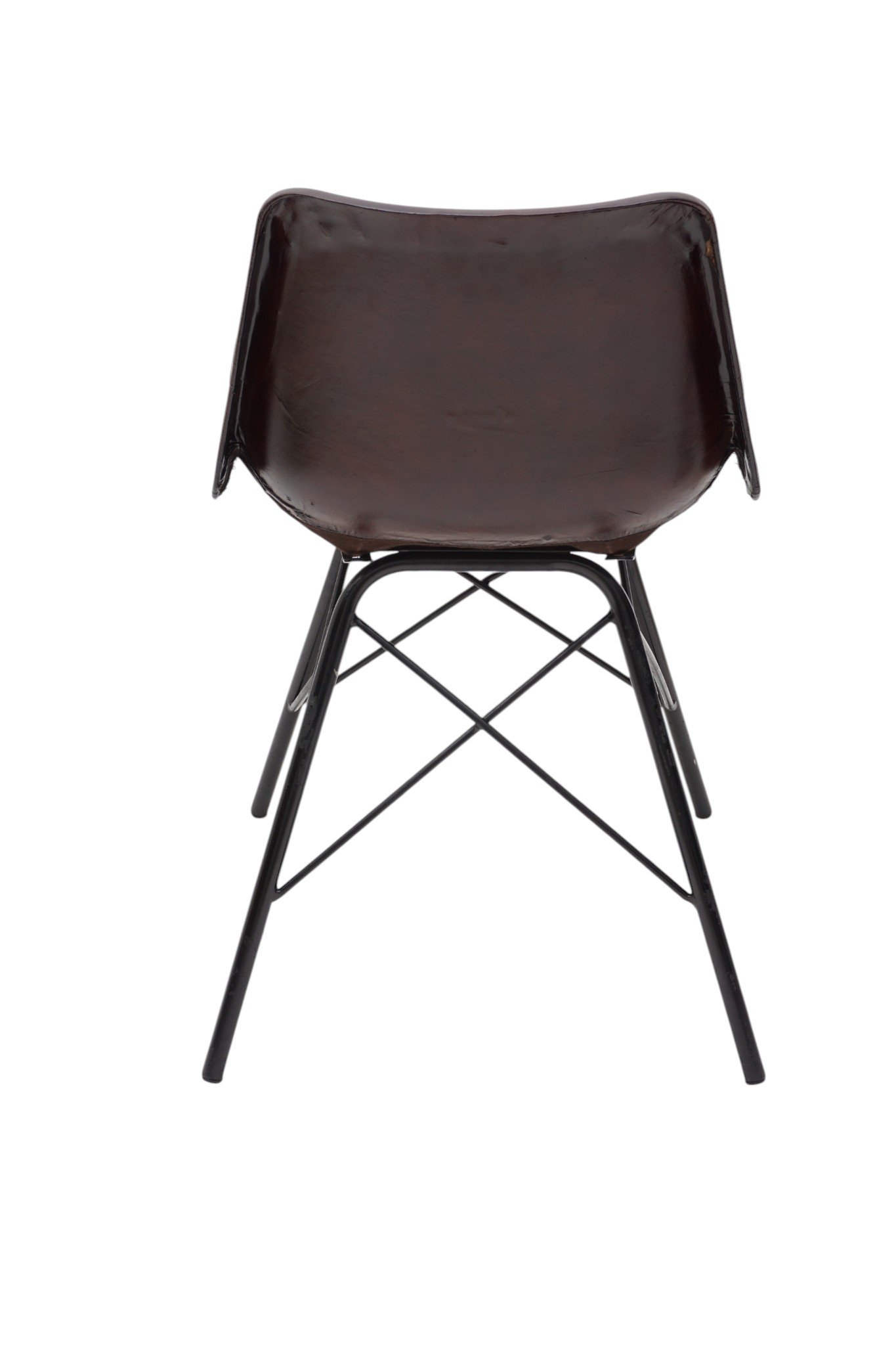 Urban Shell Leather Dining Chair - Image 2