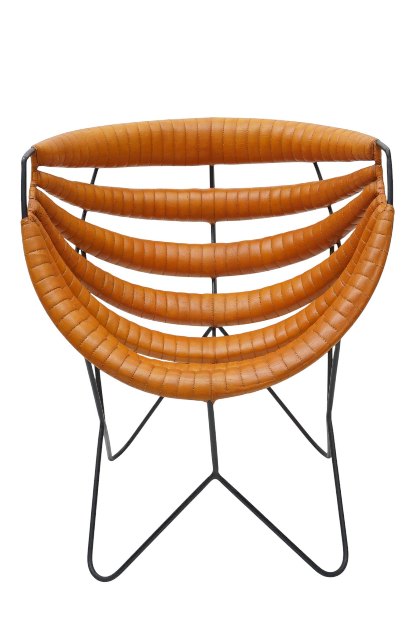 Luna Leather Butterfly Lounge Chair - Image 2